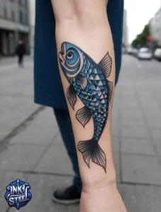 Simple fish tattoo small - Simple fish tattoo meaning - Simple fish tattoo on hand - Simple fish tattoo ideas - Small fish tattoos for Guys - Simple fish tattoos for females