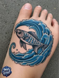 Simple fish tattoo small - Simple fish tattoo meaning - Simple fish tattoo on hand - Simple fish tattoo ideas - Small fish tattoos for Guys - Simple fish tattoos for females