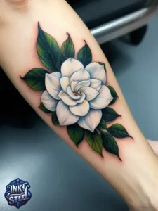 Flower leg tattoos for females - Unique Flower Leg Tattoos for females - Simple flower leg tattoos - Small flower leg tattoos for females - Flower Leg Tattoo male - Lower leg Flower Tattoo