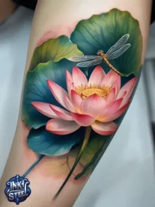 Flower leg tattoos for females - Unique Flower Leg Tattoos for females - Simple flower leg tattoos - Small flower leg tattoos for females - Flower Leg Tattoo male - Lower leg Flower Tattoo