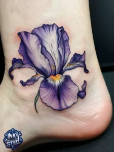 Flower leg tattoos for females - Unique Flower Leg Tattoos for females - Simple flower leg tattoos - Small flower leg tattoos for females - Flower Leg Tattoo male - Lower leg Flower Tattoo