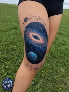 Galaxy tattoo black and white - Galaxy tattoo, Small - Galaxy tattoo minimalist - Galaxy tattoo meaning - Galaxy tattoo ideas - Galaxy tattoos for females