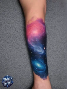 Galaxy tattoo black and white - Galaxy tattoo, Small - Galaxy tattoo minimalist - Galaxy tattoo meaning - Galaxy tattoo ideas - Galaxy tattoos for females