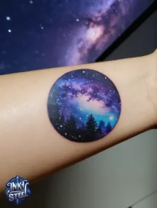 Galaxy tattoo black and white - Galaxy tattoo, Small - Galaxy tattoo minimalist - Galaxy tattoo meaning - Galaxy tattoo ideas - Galaxy tattoos for females