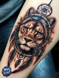 Goddess female lion tattoo small - Goddess female lion tattoo with names - Goddess female lion tattoo ideas - Goddess female lion tattoo sleeve