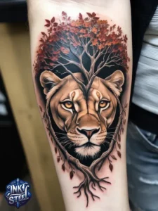 Goddess female lion tattoo small - Goddess female lion tattoo with names - Goddess female lion tattoo ideas - Goddess female lion tattoo sleeve