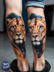 Goddess female lion tattoo small - Goddess female lion tattoo with names - Goddess female lion tattoo ideas - Goddess female lion tattoo sleeve