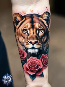 Goddess female lion tattoo small - Goddess female lion tattoo with names - Goddess female lion tattoo ideas - Goddess female lion tattoo sleeve