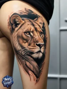 Goddess female lion tattoo small - Goddess female lion tattoo with names - Goddess female lion tattoo ideas - Goddess female lion tattoo sleeve