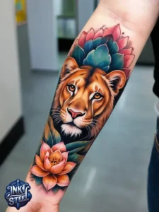 Goddess female lion tattoo small - Goddess female lion tattoo with names - Goddess female lion tattoo ideas - Goddess female lion tattoo sleeve