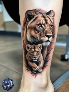 Goddess female lion tattoo small - Goddess female lion tattoo with names - Goddess female lion tattoo ideas - Goddess female lion tattoo sleeve