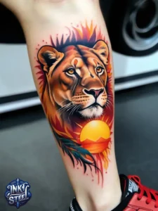 Goddess female lion tattoo small - Goddess female lion tattoo with names - Goddess female lion tattoo ideas - Goddess female lion tattoo sleeve