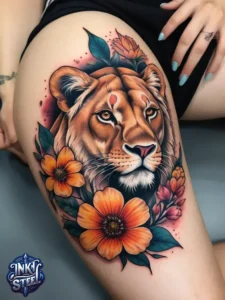 Goddess female lion tattoo small - Goddess female lion tattoo with names - Goddess female lion tattoo ideas - Goddess female lion tattoo sleeve