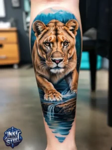 Goddess female lion tattoo small - Goddess female lion tattoo with names - Goddess female lion tattoo ideas - Goddess female lion tattoo sleeve