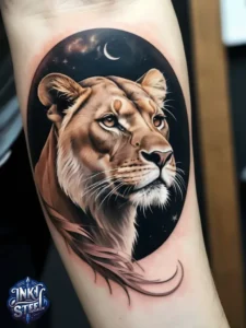 Goddess female lion tattoo small - Goddess female lion tattoo with names - Goddess female lion tattoo ideas - Goddess female lion tattoo sleeve