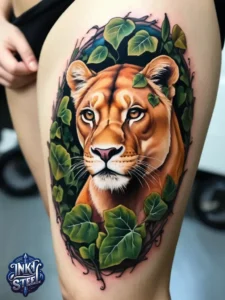 Goddess female lion tattoo small - Goddess female lion tattoo with names - Goddess female lion tattoo ideas - Goddess female lion tattoo sleeve