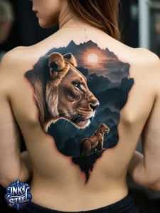 Goddess female lion tattoo small - Goddess female lion tattoo with names - Goddess female lion tattoo ideas - Goddess female lion tattoo sleeve