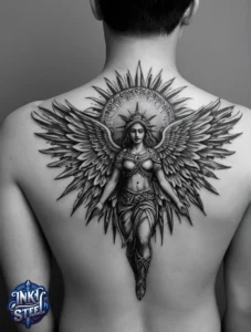 Guardian angel tattoo small -Guardian angel tattoo male - Guardian angel tattoo for female - Guardian angel tattoo meaning - Guardian angel tattoo ideas - Guardian angel tattoo neck