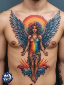 Guardian angel tattoo small -Guardian angel tattoo male - Guardian angel tattoo for female - Guardian angel tattoo meaning - Guardian angel tattoo ideas - Guardian angel tattoo neck