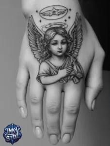 Guardian angel tattoo small -Guardian angel tattoo male - Guardian angel tattoo for female - Guardian angel tattoo meaning - Guardian angel tattoo ideas - Guardian angel tattoo neck