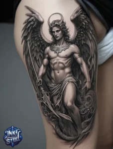 Guardian angel tattoo small -Guardian angel tattoo male - Guardian angel tattoo for female - Guardian angel tattoo meaning - Guardian angel tattoo ideas - Guardian angel tattoo neck