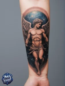 Guardian angel tattoo small -Guardian angel tattoo male - Guardian angel tattoo for female - Guardian angel tattoo meaning - Guardian angel tattoo ideas - Guardian angel tattoo neck