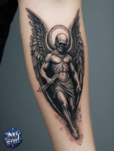 Guardian angel tattoo small -Guardian angel tattoo male - Guardian angel tattoo for female - Guardian angel tattoo meaning - Guardian angel tattoo ideas - Guardian angel tattoo neck