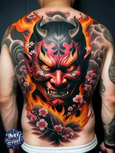 Japanese back tattoo female -Japanese back tattoo Male - Japanese back tattoo black and grey - Japanese Back Tattoo, Samurai - Japanese bodysuit tattoo - Kame-no-koh tattoo