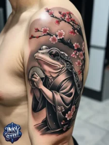 Japanese frog tattoo black and white - Japanese frog tattoo small - Samurai frog tattoo - Japanese frog tattoo smoking - Japanese frog tattoo meanings - Japanese Frog Tattoo Flash