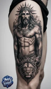 Jesus forearm tattoo simple - Jesus forearm tattoo ideas - Forearm Half Sleeve Jesus tattoo - Jesus Forearm Tattoos for Men - Jesus Tattoo on Arm to Hand - Jesus tattoo Arm Sleeve