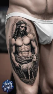 Jesus forearm tattoo simple - Jesus forearm tattoo ideas - Forearm Half Sleeve Jesus tattoo - Jesus Forearm Tattoos for Men - Jesus Tattoo on Arm to Hand - Jesus tattoo Arm Sleeve