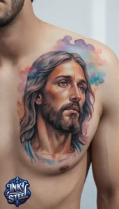 Jesus forearm tattoo simple - Jesus forearm tattoo ideas - Forearm Half Sleeve Jesus tattoo - Jesus Forearm Tattoos for Men - Jesus Tattoo on Arm to Hand - Jesus tattoo Arm Sleeve