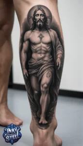 Jesus forearm tattoo simple - Jesus forearm tattoo ideas - Forearm Half Sleeve Jesus tattoo - Jesus Forearm Tattoos for Men - Jesus Tattoo on Arm to Hand - Jesus tattoo Arm Sleeve