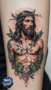 Jesus forearm tattoo simple - Jesus forearm tattoo ideas - Forearm Half Sleeve Jesus tattoo - Jesus Forearm Tattoos for Men - Jesus Tattoo on Arm to Hand - Jesus tattoo Arm Sleeve