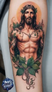 Jesus forearm tattoo simple - Jesus forearm tattoo ideas - Forearm Half Sleeve Jesus tattoo - Jesus Forearm Tattoos for Men - Jesus Tattoo on Arm to Hand - Jesus tattoo Arm Sleeve