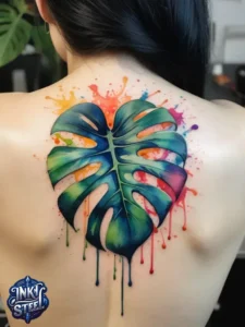 Monstera leaves tattoo meaning - Monstera leaves tattoo small - Monstera tattoo fine Line - Monstera leaves tattoo simple - Monstera leaves tattoo female - Monstera leaves tattoo ideas