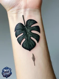 Monstera leaves tattoo meaning - Monstera leaves tattoo small - Monstera tattoo fine Line - Monstera leaves tattoo simple - Monstera leaves tattoo female - Monstera leaves tattoo ideas