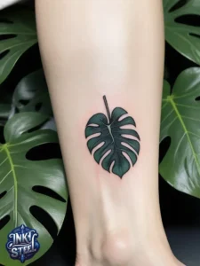 Monstera leaves tattoo meaning - Monstera leaves tattoo small - Monstera tattoo fine Line - Monstera leaves tattoo simple - Monstera leaves tattoo female - Monstera leaves tattoo ideas