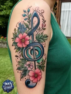 Music tattoo small - Music tattoo ideas - Music tattoo photos - Music tattoos for females - Music tattoo Men - Music tattoo on hand