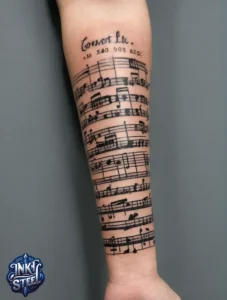 Music tattoo small - Music tattoo ideas - Music tattoo photos - Music tattoos for females - Music tattoo Men - Music tattoo on hand