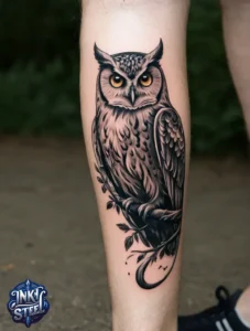 Owl tattoo meaning - Owl tattoos for females - Owl tattoo Men - Owl tattoo small - Owl tattoo hand - Owl tattoo minimalist