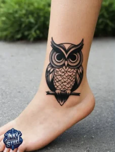 Owl tattoo meaning - Owl tattoos for females - Owl tattoo Men - Owl tattoo small - Owl tattoo hand - Owl tattoo minimalist