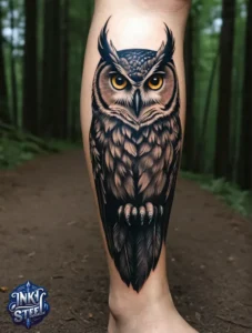 Owl tattoo meaning - Owl tattoos for females - Owl tattoo Men - Owl tattoo small - Owl tattoo hand - Owl tattoo minimalist