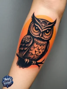 Owl tattoo meaning - Owl tattoos for females - Owl tattoo Men - Owl tattoo small - Owl tattoo hand - Owl tattoo minimalist