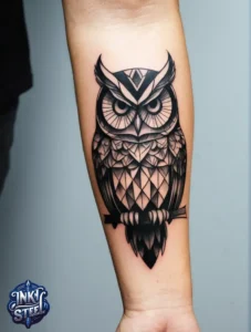 Owl tattoo meaning - Owl tattoos for females - Owl tattoo Men - Owl tattoo small - Owl tattoo hand - Owl tattoo minimalist