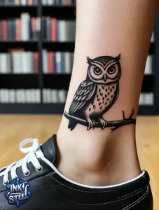 Owl tattoo meaning - Owl tattoos for females - Owl tattoo Men - Owl tattoo small - Owl tattoo hand - Owl tattoo minimalist