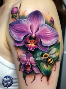 Orchid tattoo ink - Orchid tattoo meaning - Orchid tattoo small - Orchid Tattoo male - Orchid tattoo ideas - Orchid tattoo fine line