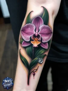 Orchid tattoo ink - Orchid tattoo meaning - Orchid tattoo small - Orchid Tattoo male - Orchid tattoo ideas - Orchid tattoo fine line