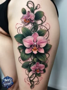 Orchid tattoo ink - Orchid tattoo meaning - Orchid tattoo small - Orchid Tattoo male - Orchid tattoo ideas - Orchid tattoo fine line