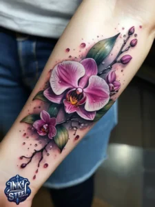 Orchid tattoo ink - Orchid tattoo meaning - Orchid tattoo small - Orchid Tattoo male - Orchid tattoo ideas - Orchid tattoo fine line